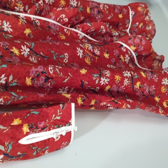 Free People Covent Garden Floral Wrap Dress NWT - Picture 4 of 9